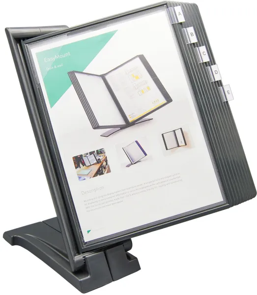 Q-connect Quickfind -rekisteröintijärjestelmä antrasiitinharmaa