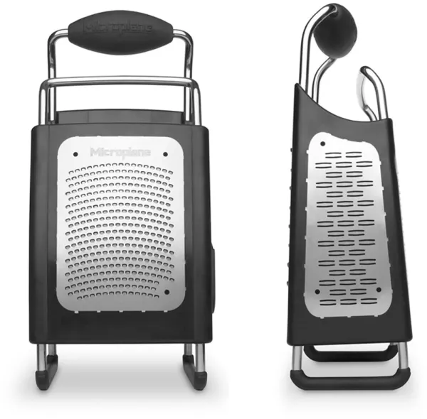 Microplane-raastinrauta, 4 sivua, ruostumatonta terästä.